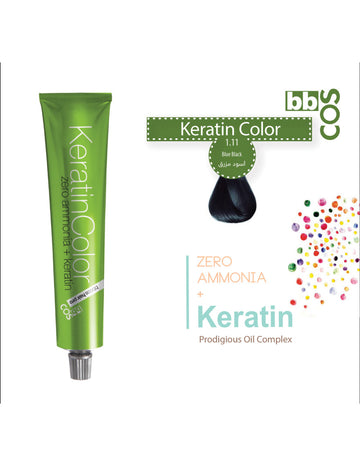 Keratin Hair Color 100 ml 1.11